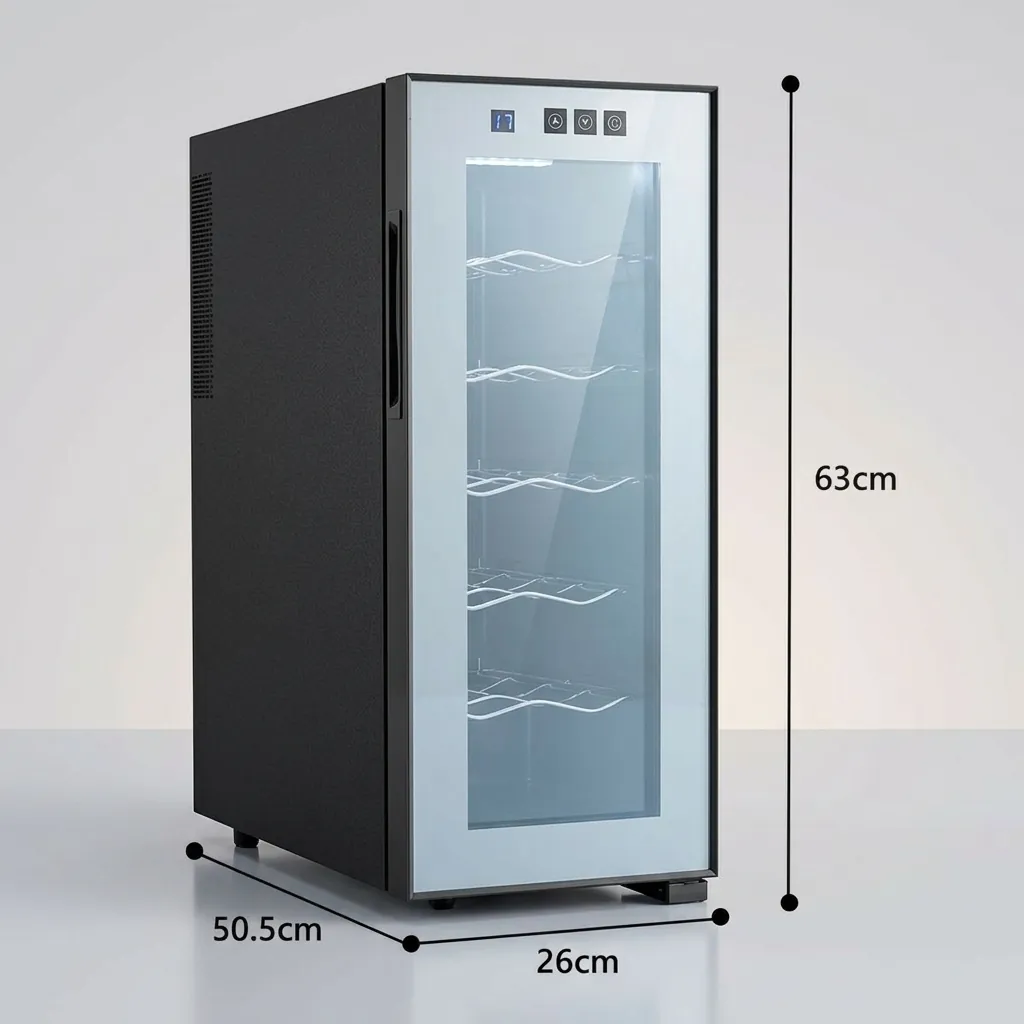 Mini Wine Cooler 33ltr, 12 Bottles — WNF-1024 (image 10)