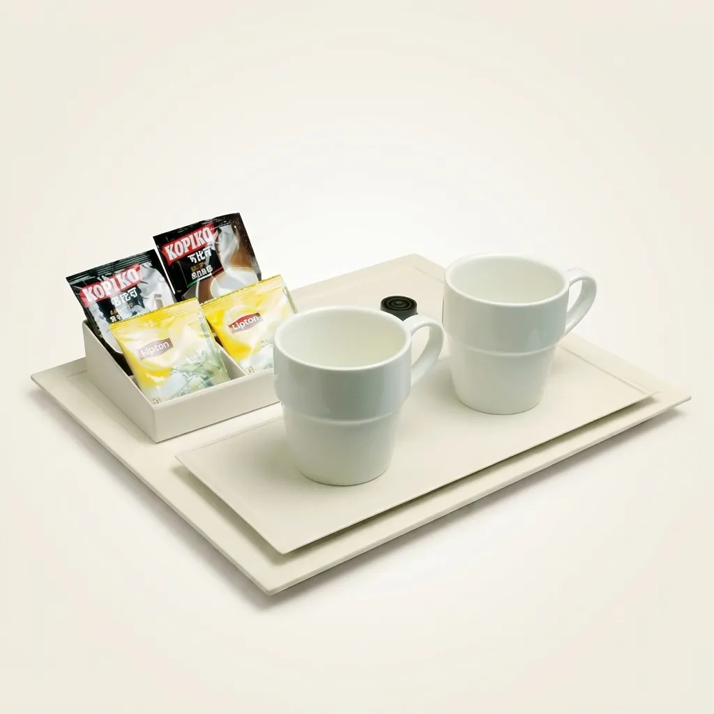 Melamine Welcome Tray with Tea Box [1024] — WTR-1024 (image 5)