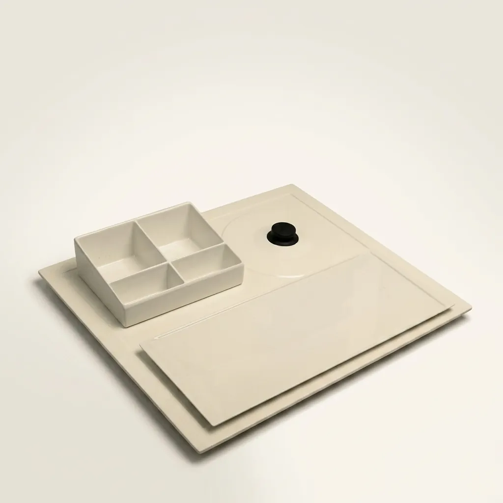 Melamine Welcome Tray with Tea Box [1024] — WTR-1024 (image 6)