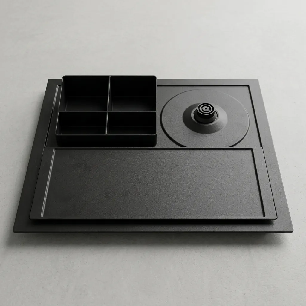 Melamine Welcome Tray with Tea Box [1026] — WTR-1026 (image 7)