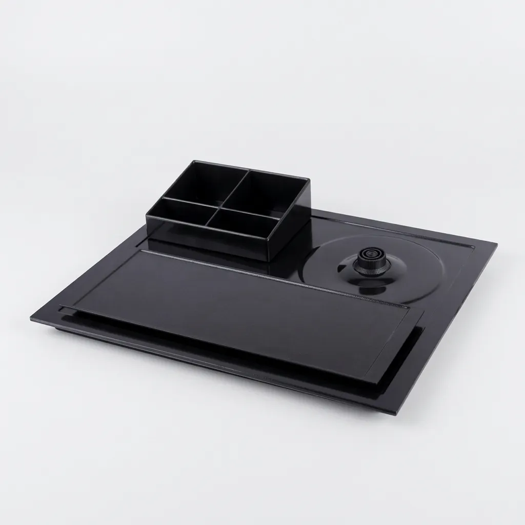 Melamine Welcome Tray with Tea Box [1026] — WTR-1026 (image 8)