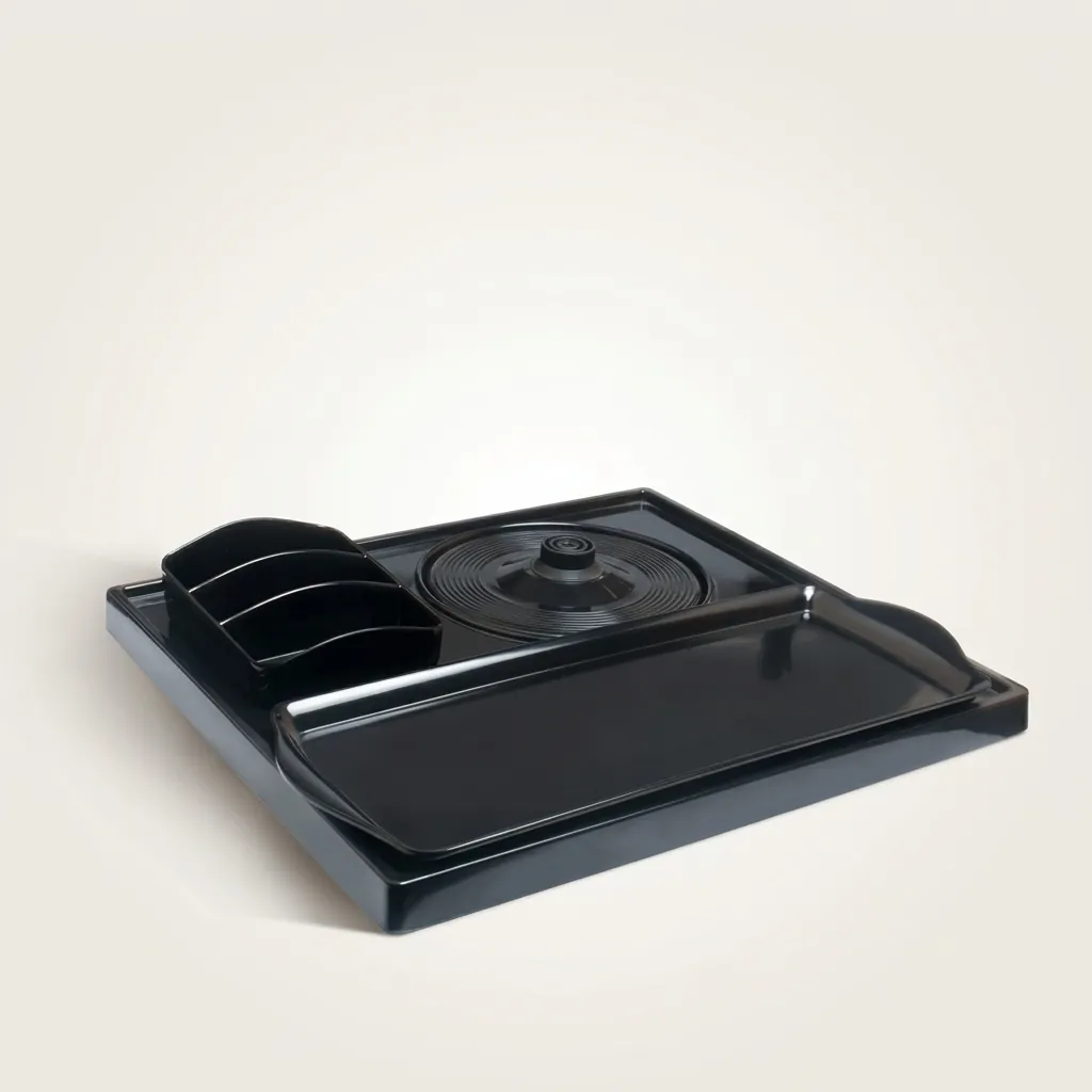 Melamine Welcome Tray with Tea Box [1027] — WTR-1027 (image 3)