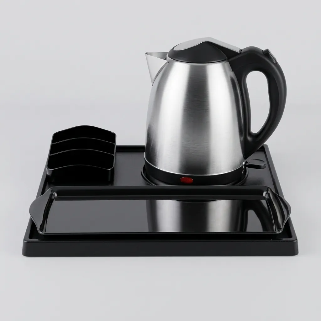 Melamine Welcome Tray with Tea Box [1027] — WTR-1027 (image 4)