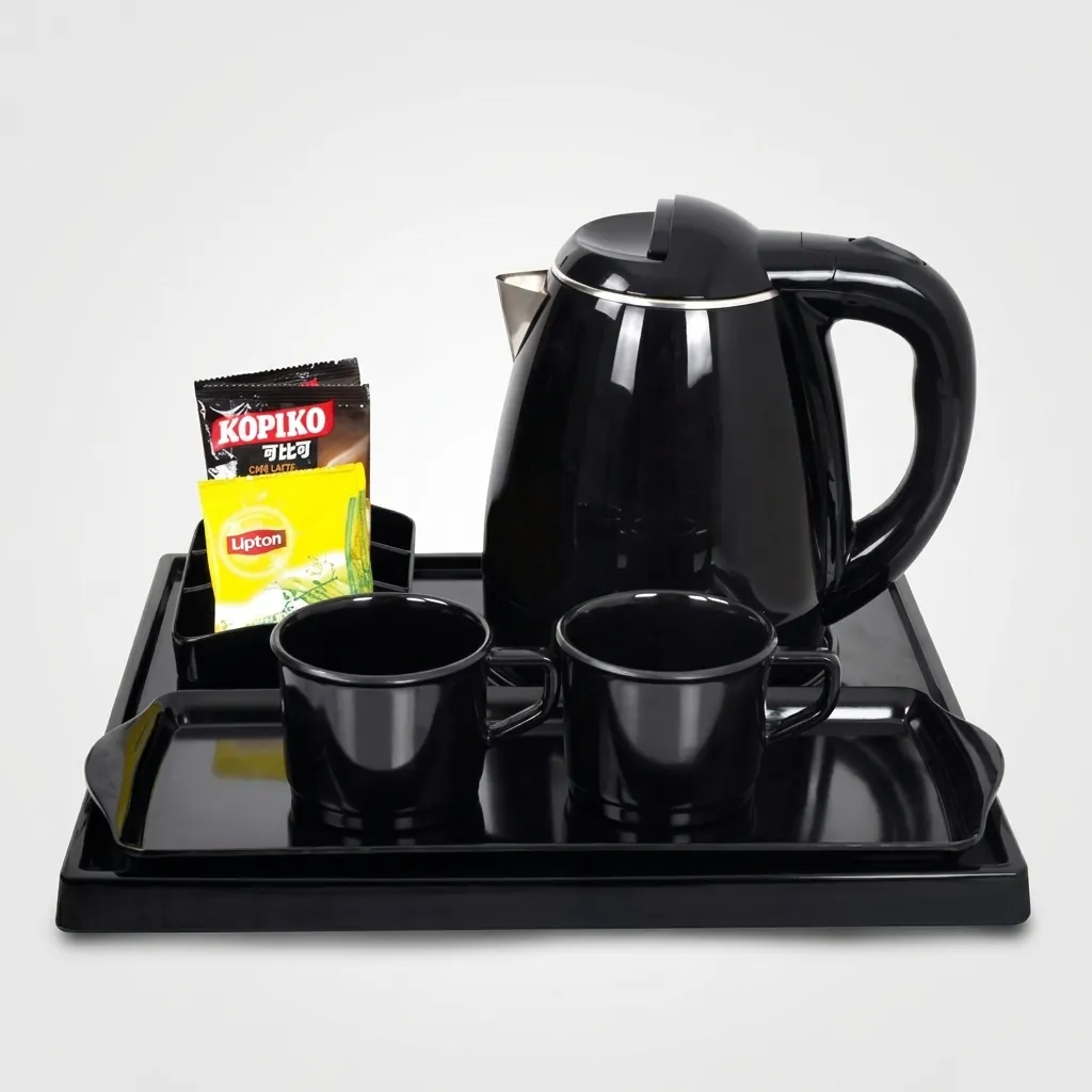 Melamine Welcome Tray with Tea Box [1027] — WTR-1027 (image 9)
