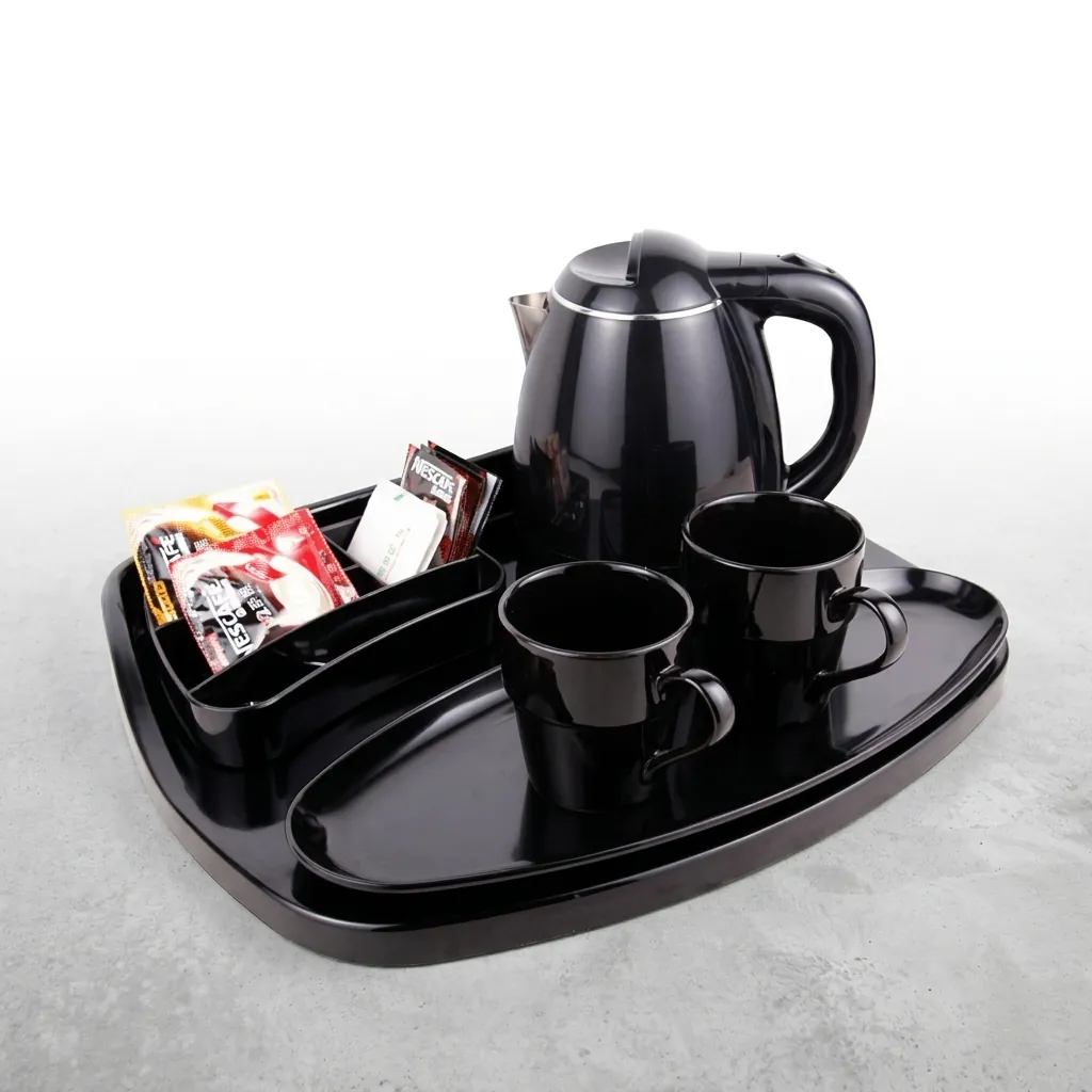 Melamine Welcome Tray with Tea Box [1029] — WTR-1029 (image 3)