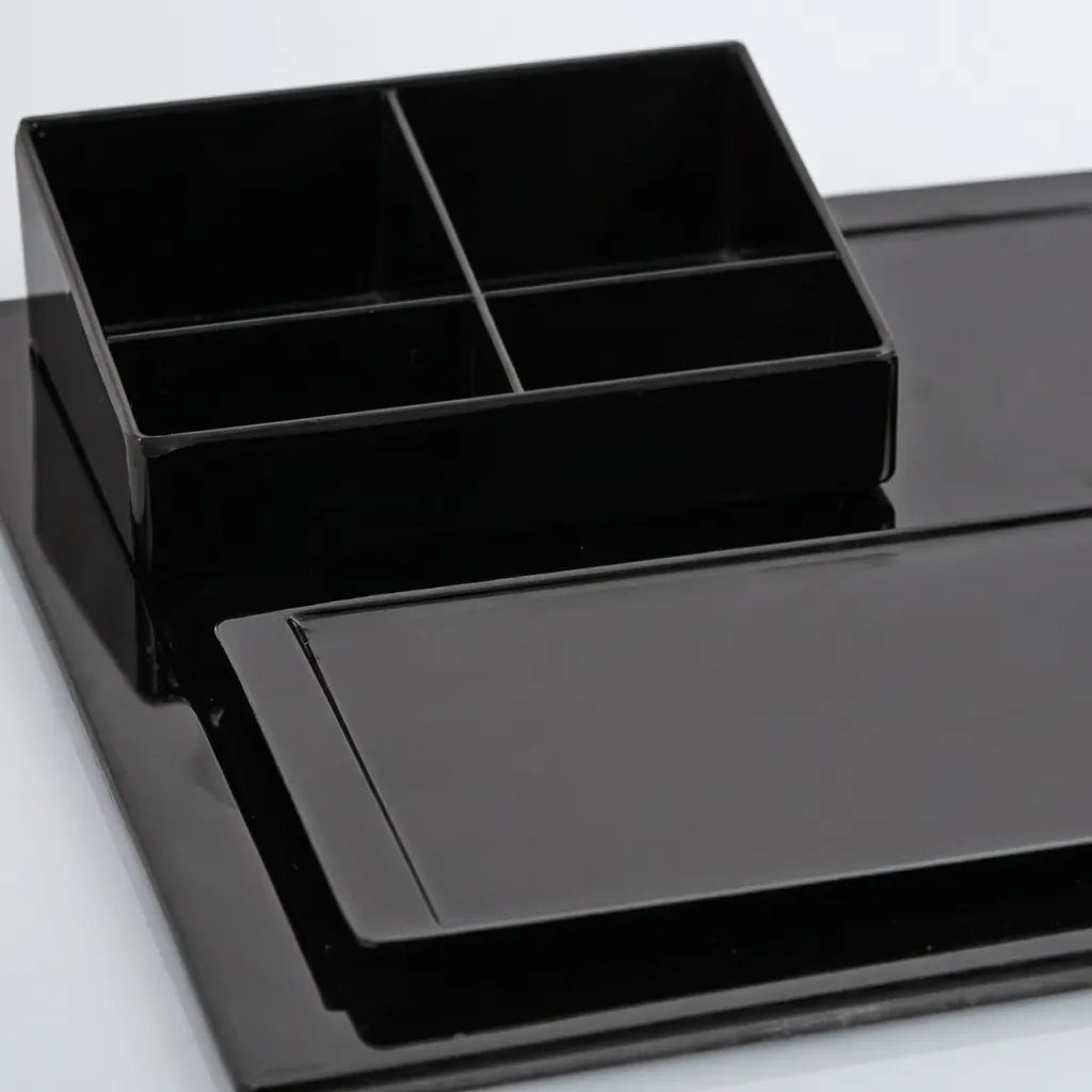 Melamine Welcome Tray with Tea Box [1030] — WTR-1030 (image 4)