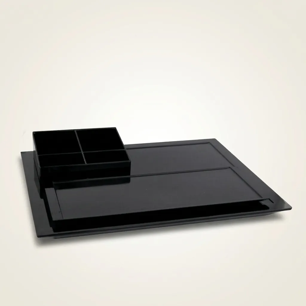 Melamine Welcome Tray with Tea Box [1030] — WTR-1030 (image 5)