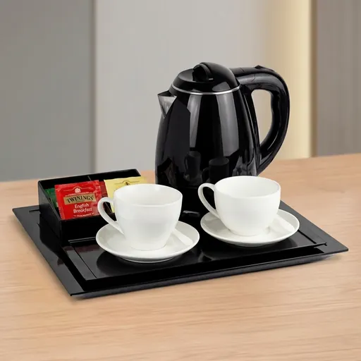 Melamine Welcome Tray with Tea Box [1030] — WTR-1030