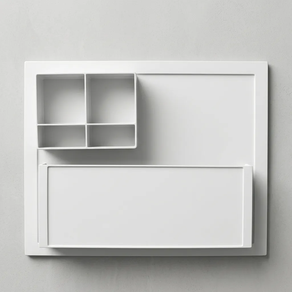 Melamine Welcome Tray with Tea Box [1031] — WTR-1031 (image 7)