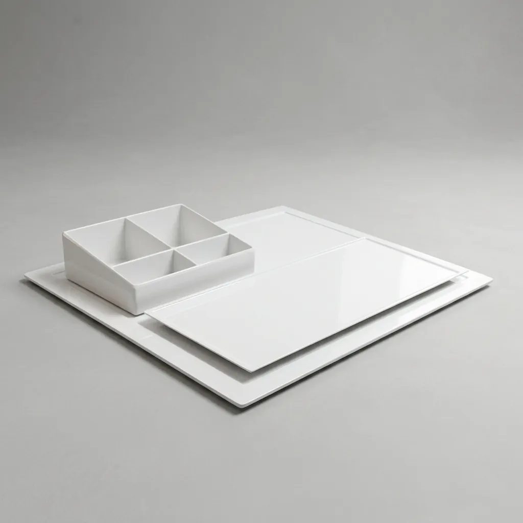 Melamine Welcome Tray with Tea Box [1031] — WTR-1031 (image 8)