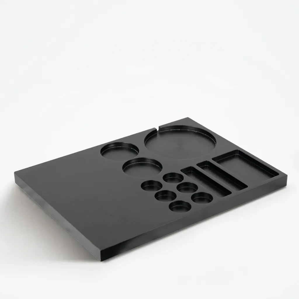 Beech Wood Welcome Tray with Capsule Recesses [1036] — WTR-1036 (image 4)