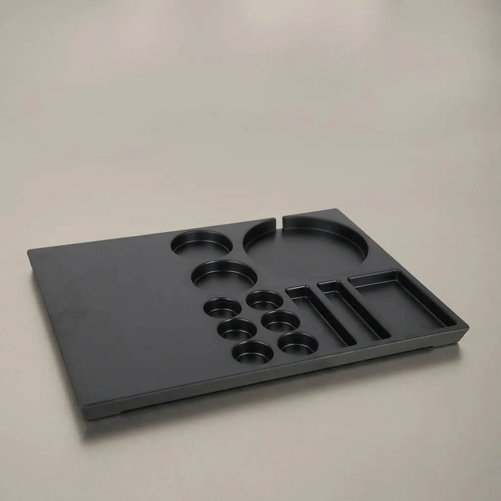 Melamine Welcome Tray with Capsule Recesses [1037] — WTR-1037 (image 3)