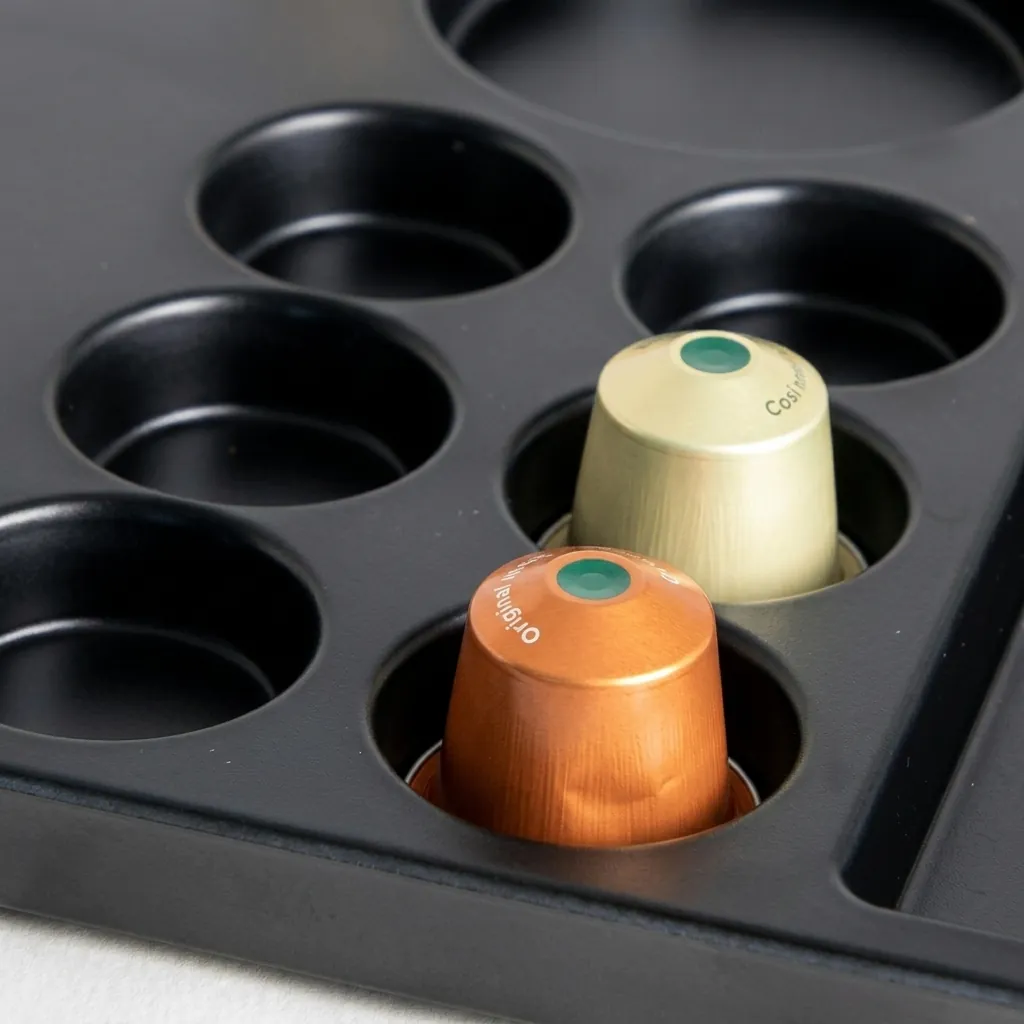 Melamine Welcome Tray with Capsule Recesses [1037] — WTR-1037 (image 6)