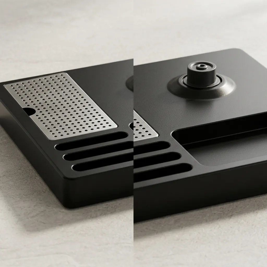 Heat-Resistant ABS 3-in-1 Tray with Stainless Steel Drip Tray [1041] — WTR-1041 (image 3)