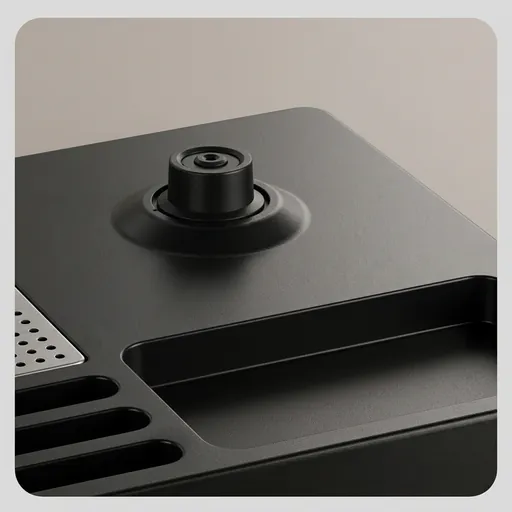 Heat-Resistant ABS 3-in-1 Tray with Stainless Steel Drip Tray [1041] — WTR-1041