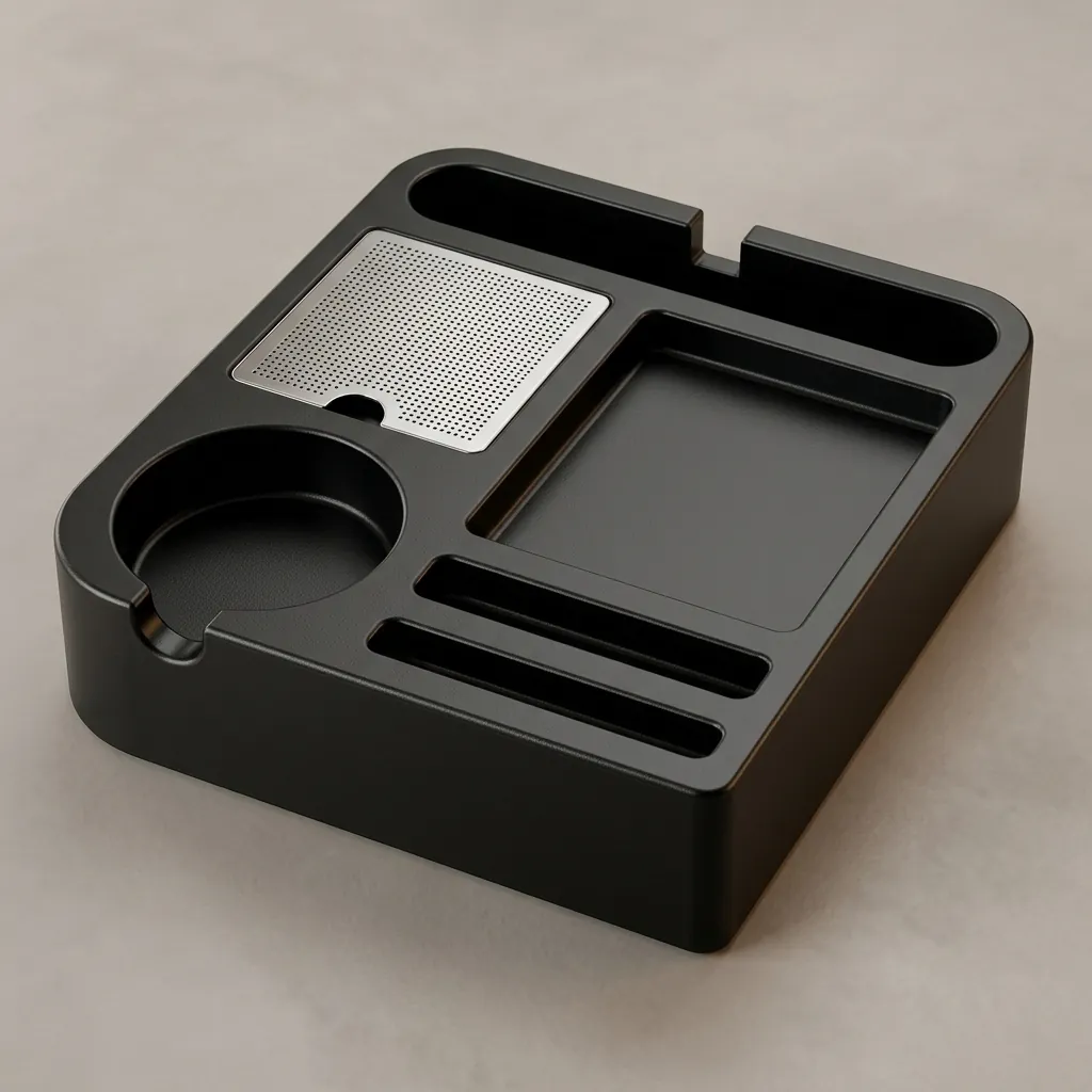 Heat-Resistant ABS 3-in-1 Tray with Stainless Steel Drip Tray [1042] — WTR-1042 (image 2)