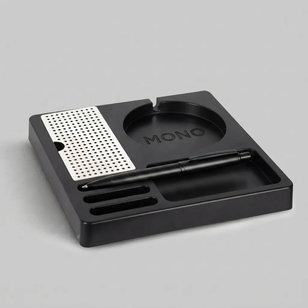Heat-Resistant ABS 3-in-1 Tray with Stainless Steel Drip Tray [1042] — WTR-1042 (image 1)