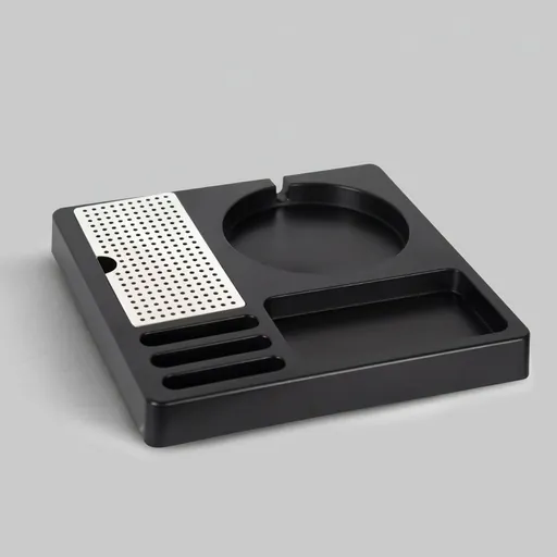 Heat-Resistant ABS 3-in-1 Tray with Stainless Steel Drip Tray [1042] — WTR-1042