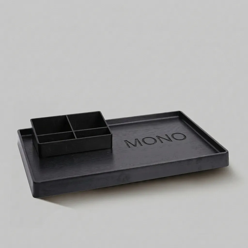ABS Welcome Tray Single Layer Effect — WTR-1047