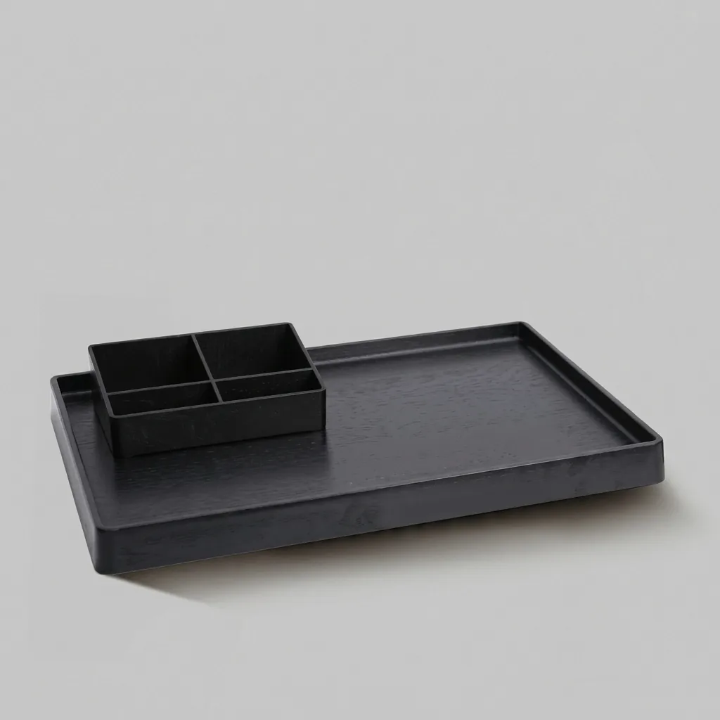 ABS Welcome Tray Single Layer Effect — WTR-1047