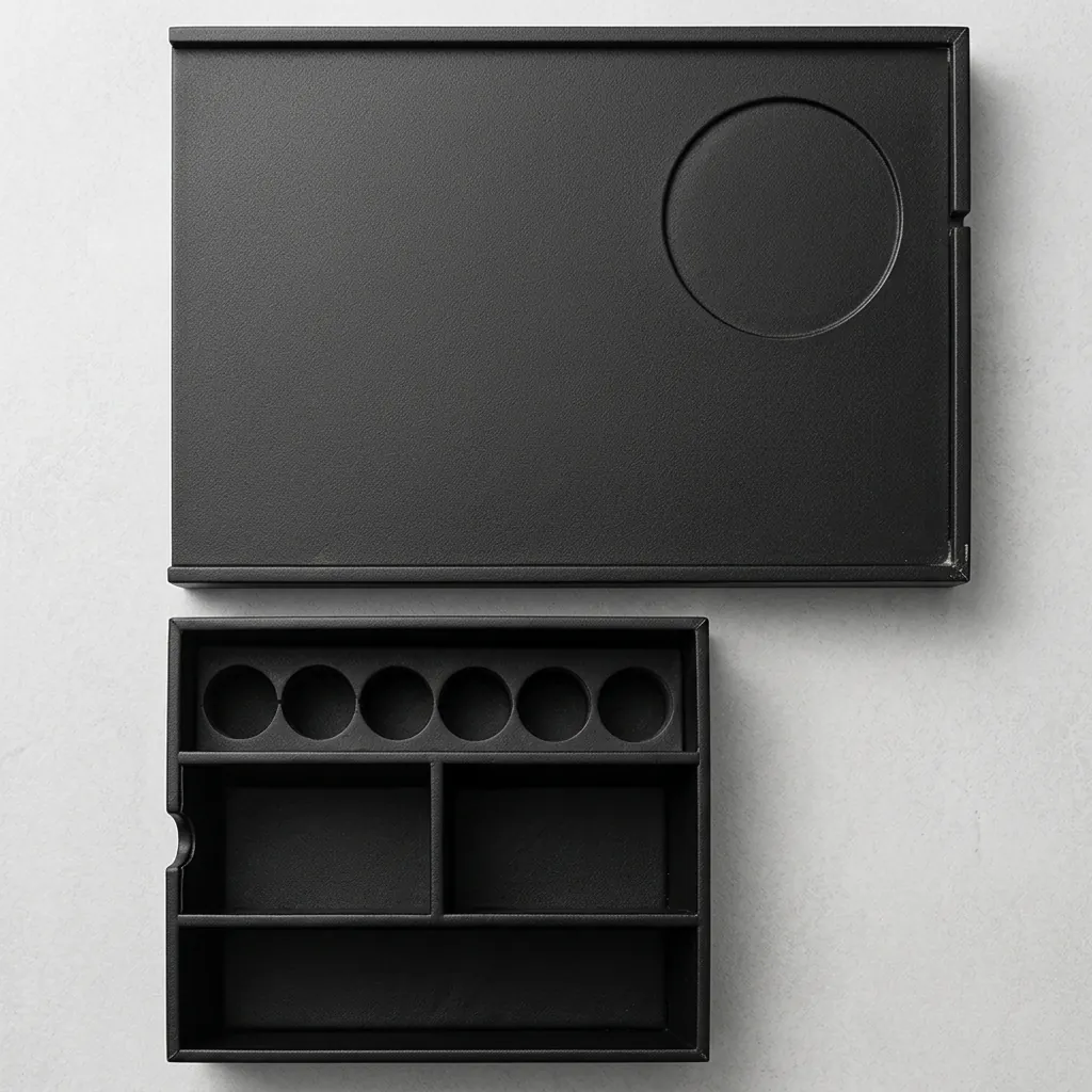 Melamine Welcome Tray with Capsule Recesses [1050] — WTR-1050 (image 7)