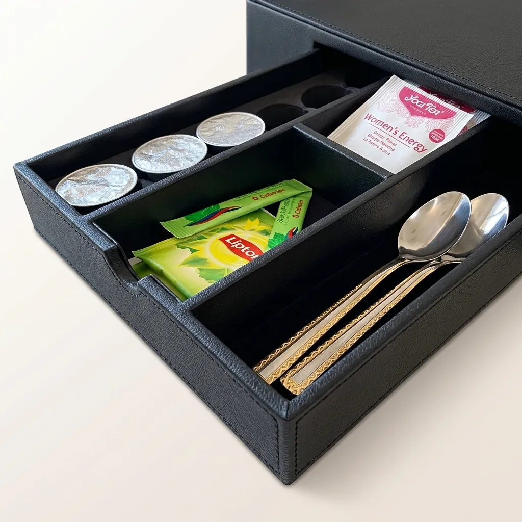 Melamine Welcome Tray with Capsule Recesses [1050] — WTR-1050 (image 8)