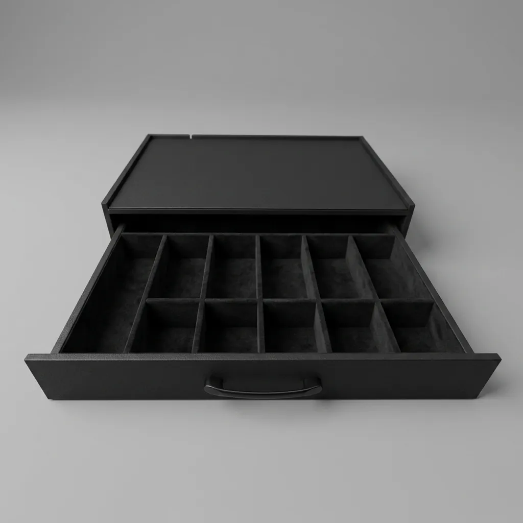 PU Leather Tray With Drawer Runner — WTR-1052 (image 5)