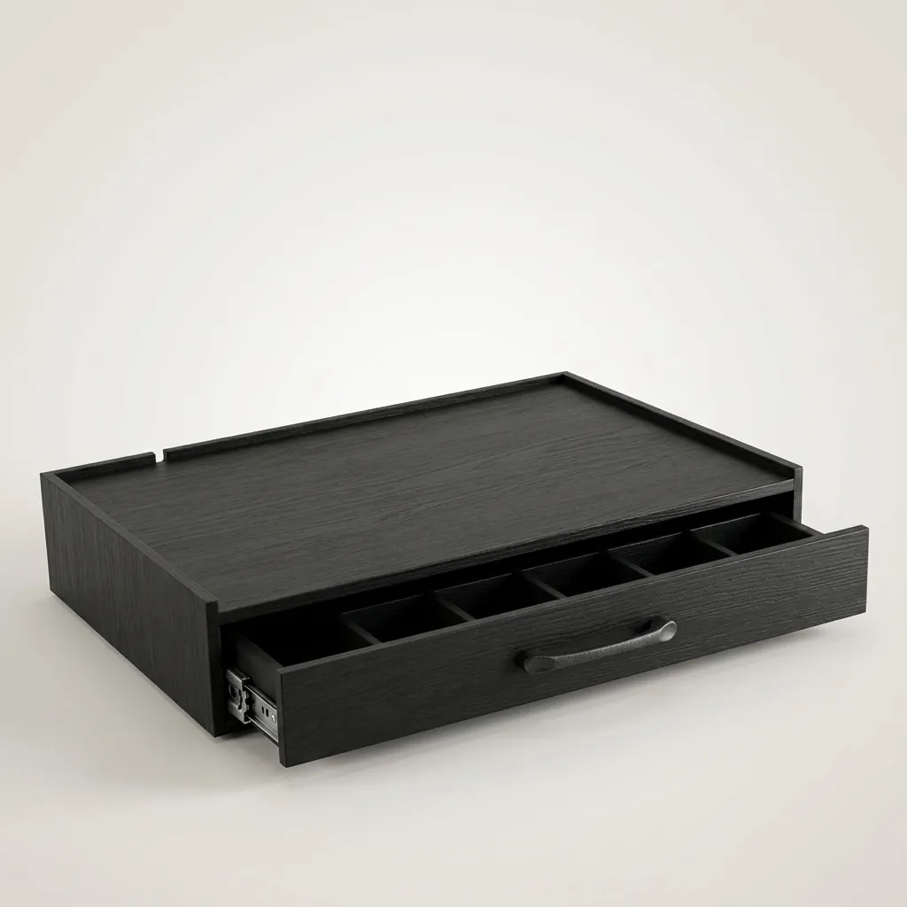 PU Leather Tray With Drawer Runner — WTR-1052 (image 7)