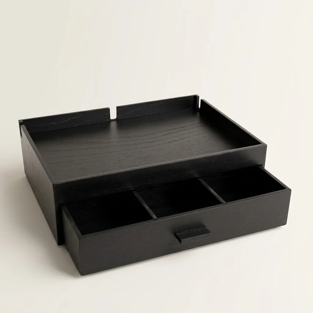 Beech Wood Drawer 3-in-1 Tray [1054] — WTR-1054 (image 4)