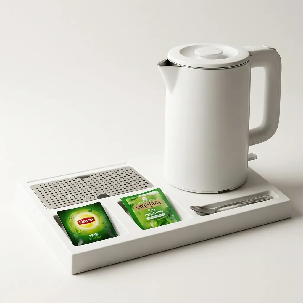 Heat-Resistant ABS 3-in-1 Tray with Stainless Steel Drip Tray [1057] — WTR-1057 (image 8)