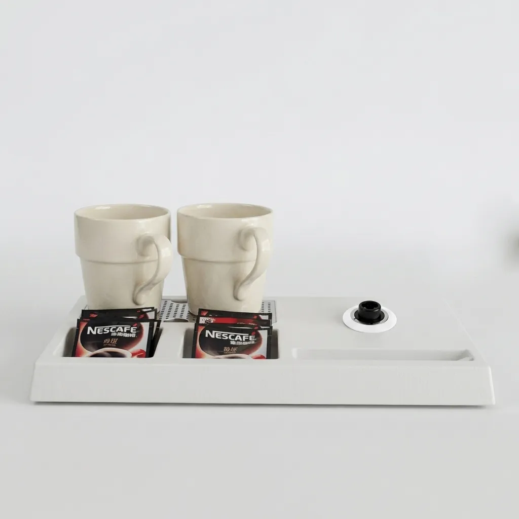 Heat-Resistant ABS 3-in-1 Tray with Stainless Steel Drip Tray [1057] — WTR-1057 (image 9)
