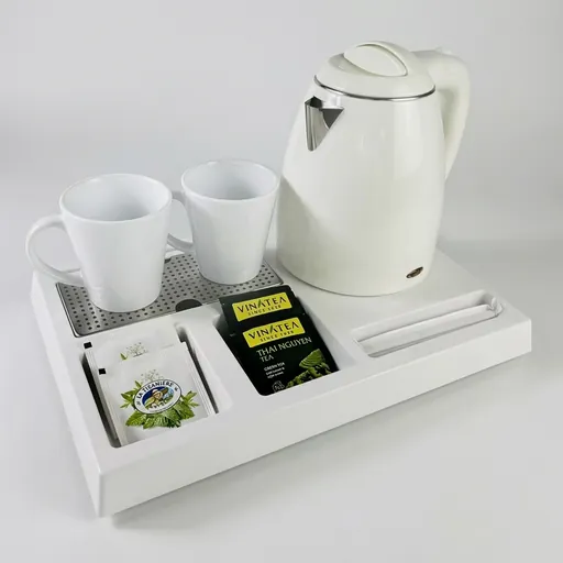 Heat-Resistant ABS 3-in-1 Tray with Stainless Steel Drip Tray [1057] — WTR-1057