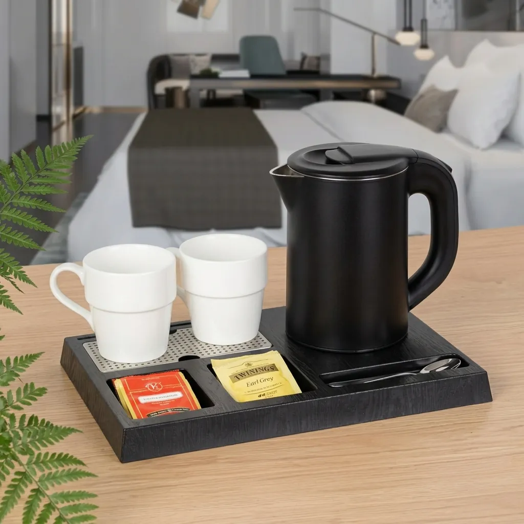Heat-Resistant ABS 3-in-1 Tray with Stainless Steel Drip Tray [1058] — WTR-1058 (image 10)