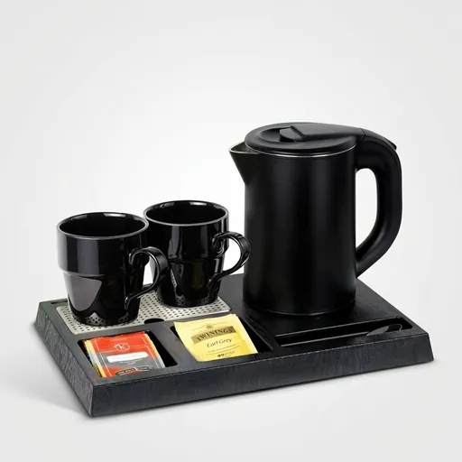 Heat-Resistant ABS 3-in-1 Tray with Stainless Steel Drip Tray [1058] — WTR-1058