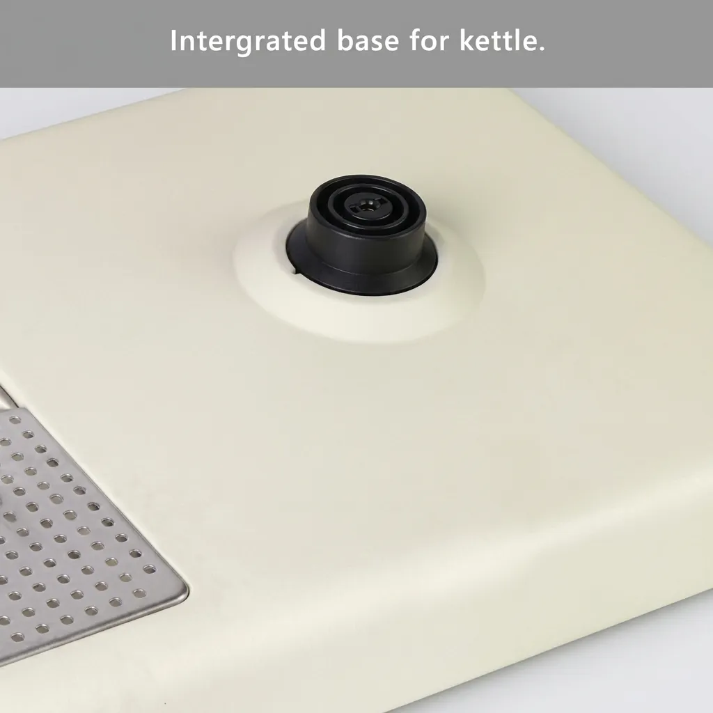 Heat-Resistant ABS 3-in-1 Tray with Stainless Steel Drip Tray [1059] — WTR-1059 (image 2)