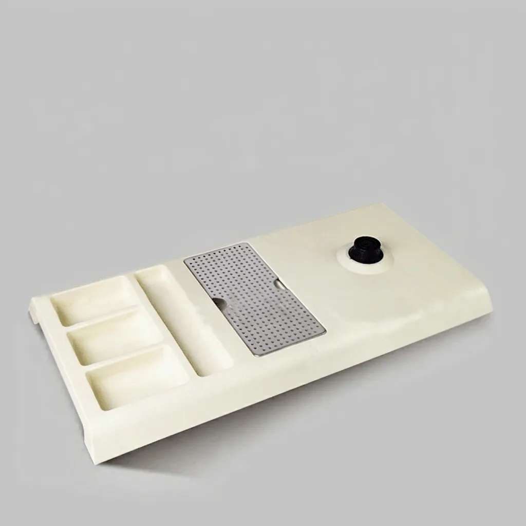 Heat-Resistant ABS 3-in-1 Tray with Stainless Steel Drip Tray [1059] — WTR-1059 (image 4)