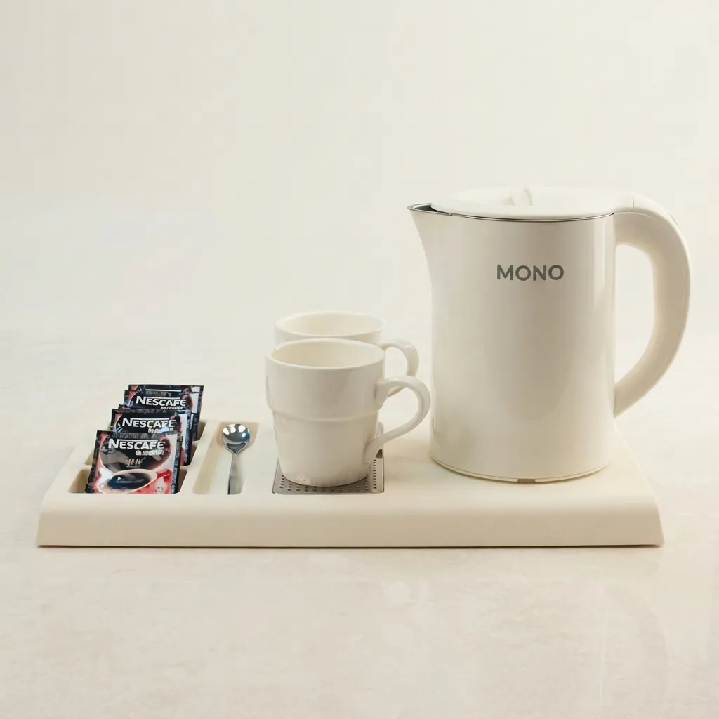 Heat-Resistant ABS 3-in-1 Tray with Stainless Steel Drip Tray [1059] — WTR-1059 (image 1)
