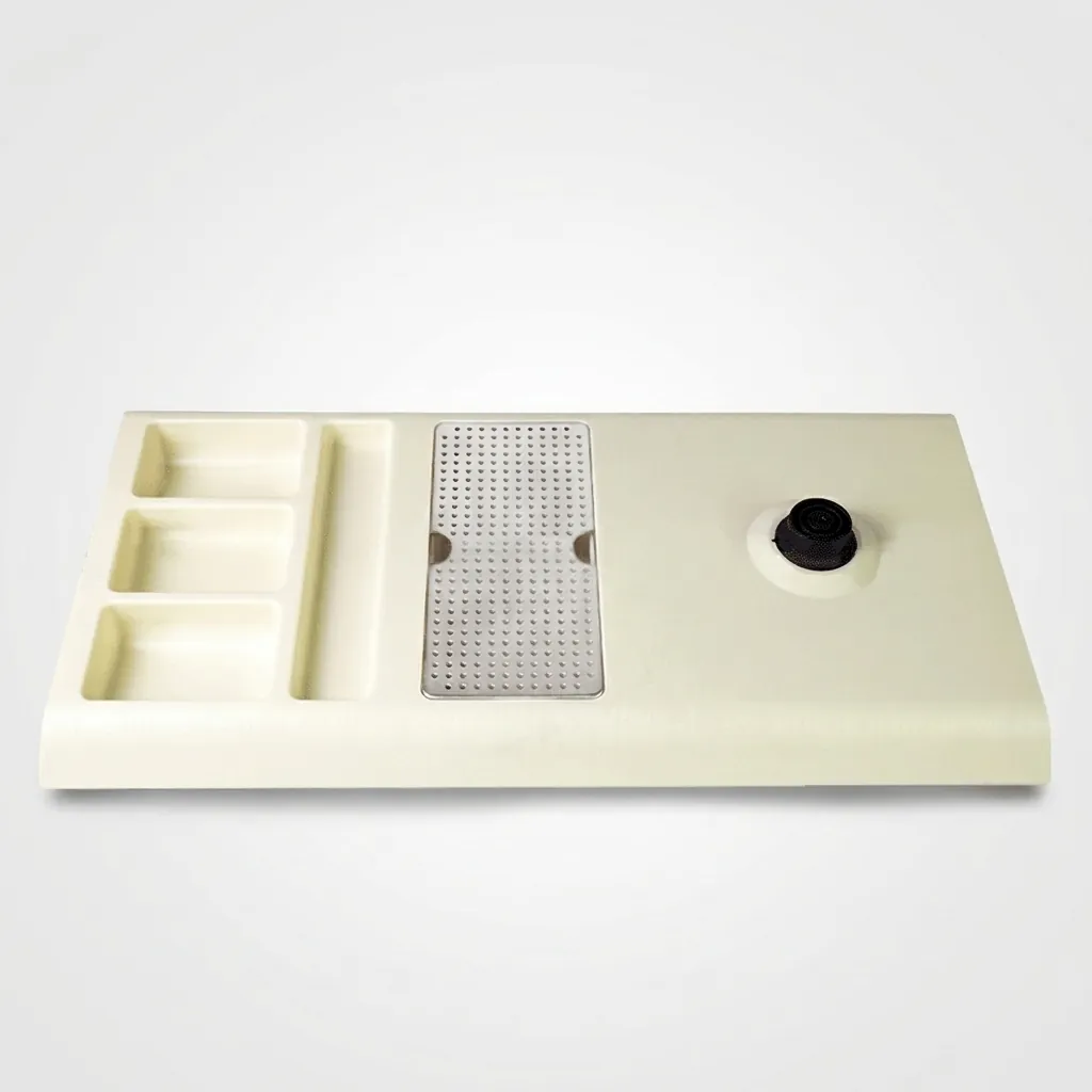 Heat-Resistant ABS 3-in-1 Tray with Stainless Steel Drip Tray [1059] — WTR-1059 (image 7)