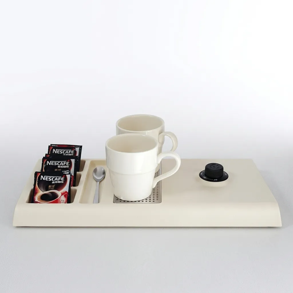 Heat-Resistant ABS 3-in-1 Tray with Stainless Steel Drip Tray [1059] — WTR-1059 (image 9)