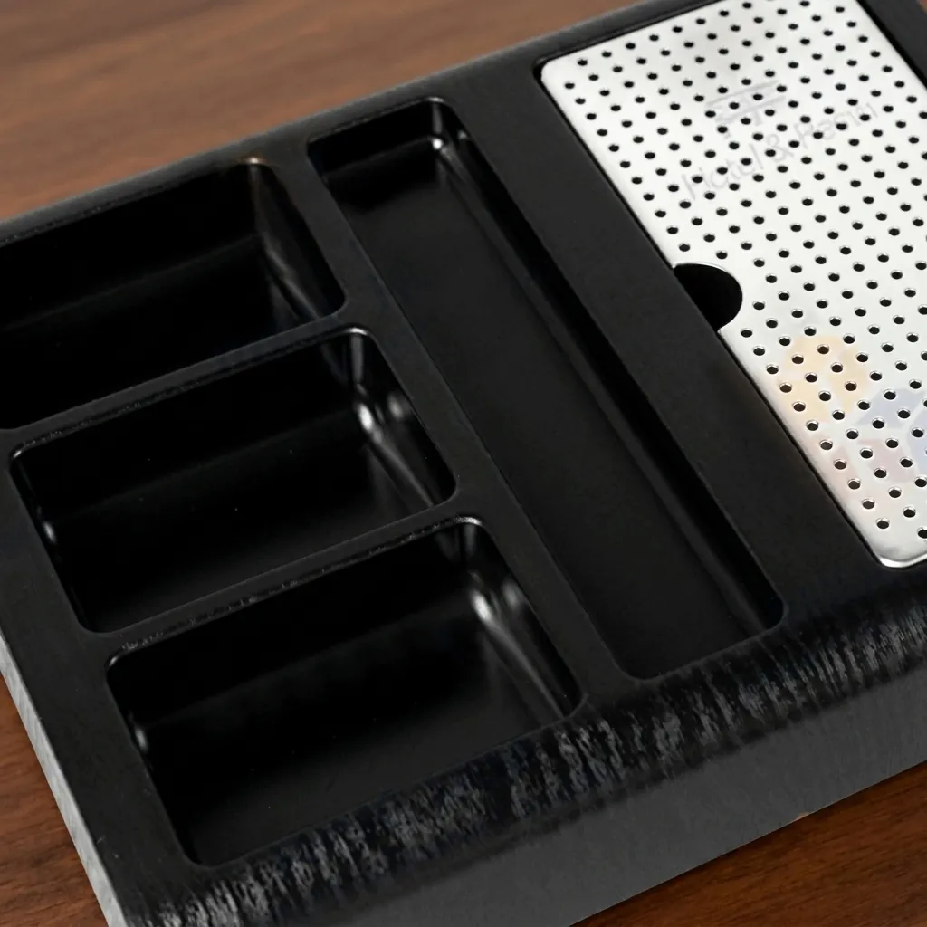 Heat-Resistant ABS 3-in-1 Tray with Stainless Steel Drip Tray [1060] — WTR-1060 (image 4)