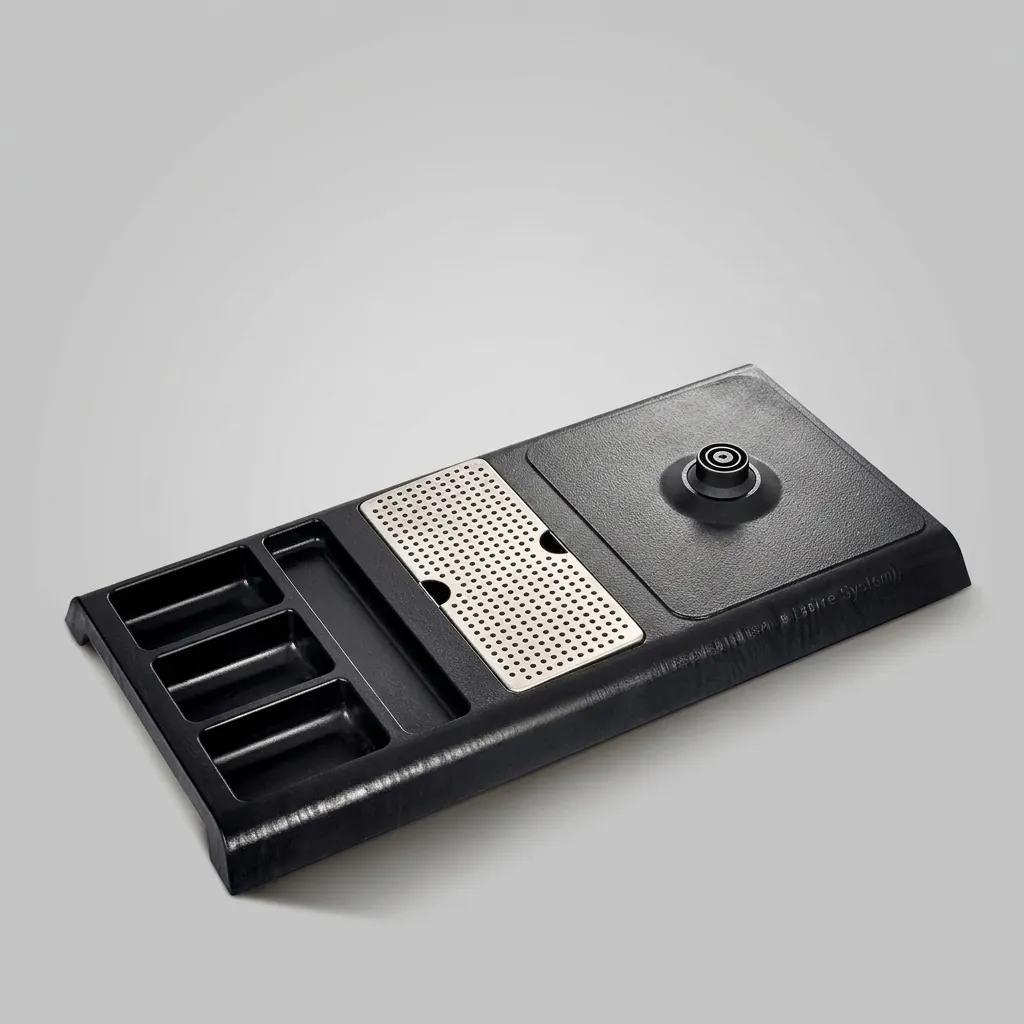 Heat-Resistant ABS 3-in-1 Tray with Stainless Steel Drip Tray [1060] — WTR-1060 (image 6)