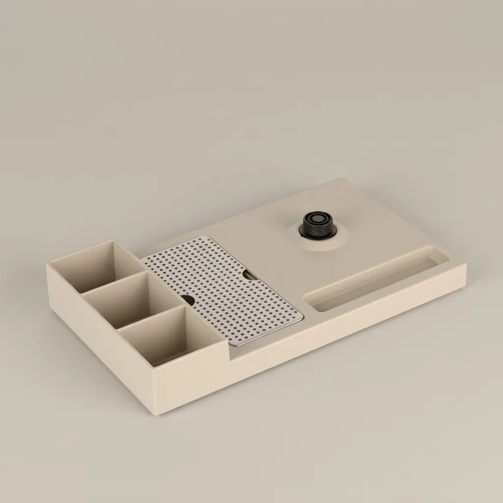 ABS Welcome Tray with Removable Drip Tray — WTR-1061 (image 2)