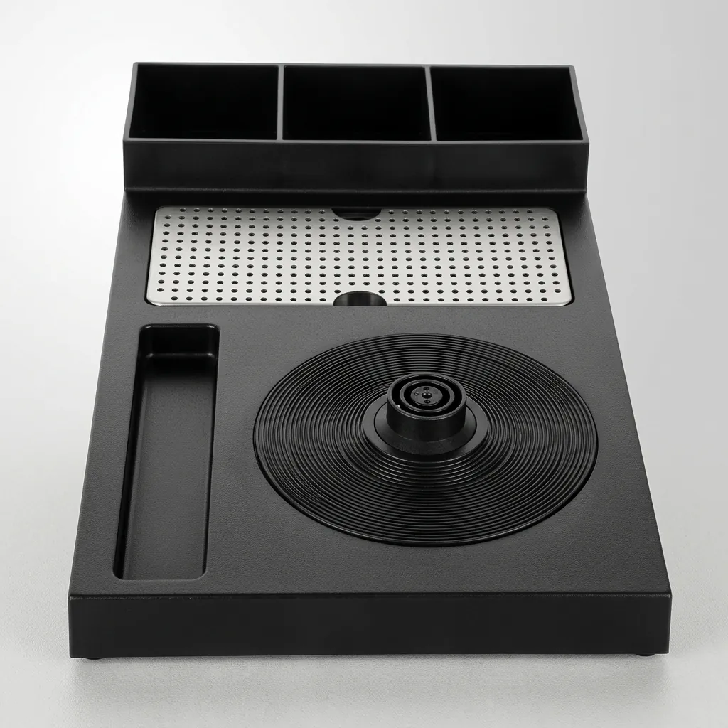 Heat-Resistant ABS 3-in-1 Tray with Stainless Steel Drip Tray [1062] — WTR-1062 (image 10)
