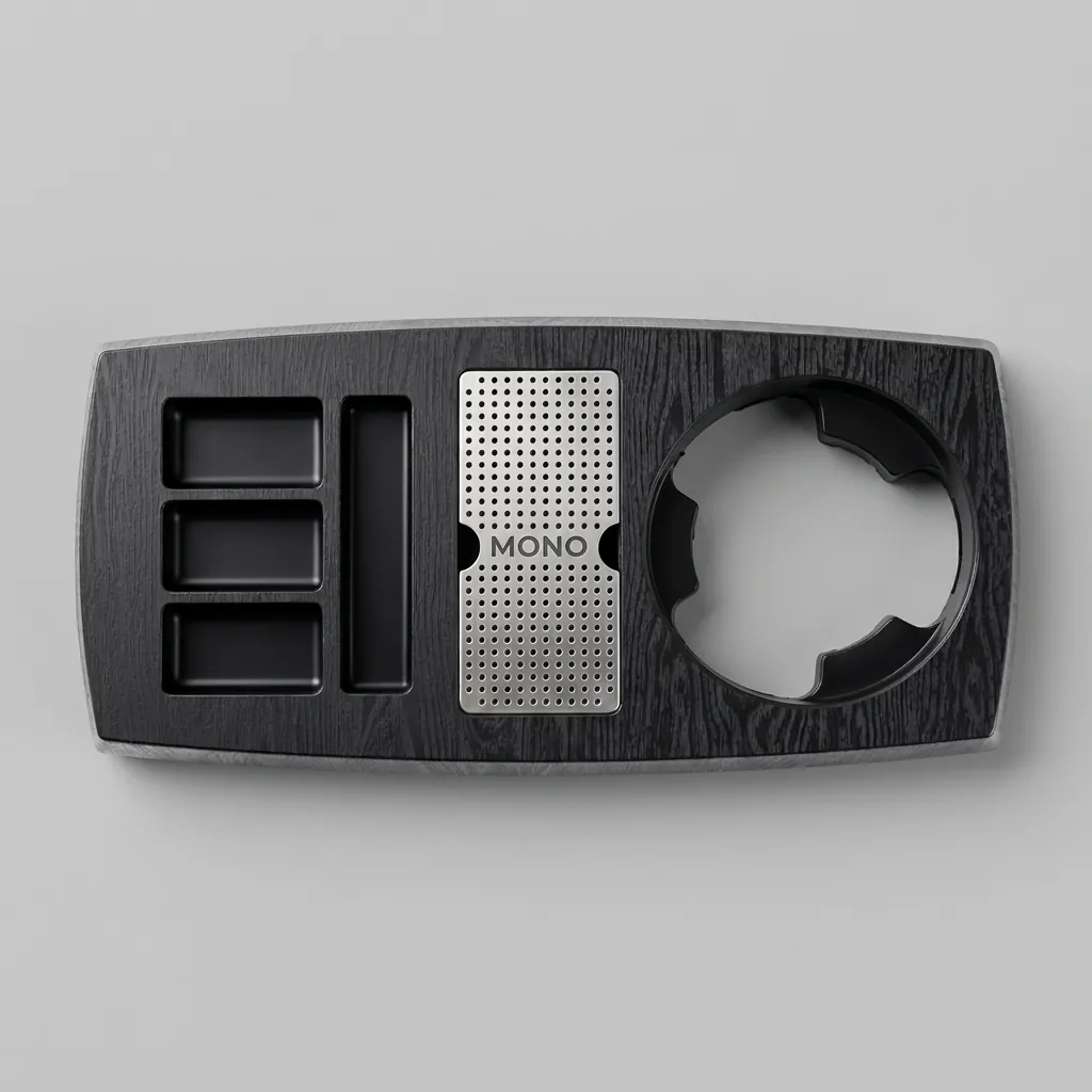 Heat-Resistant ABS 3-in-1 Tray with Stainless Steel Drip Tray [1066] — WTR-1066 (image 1)