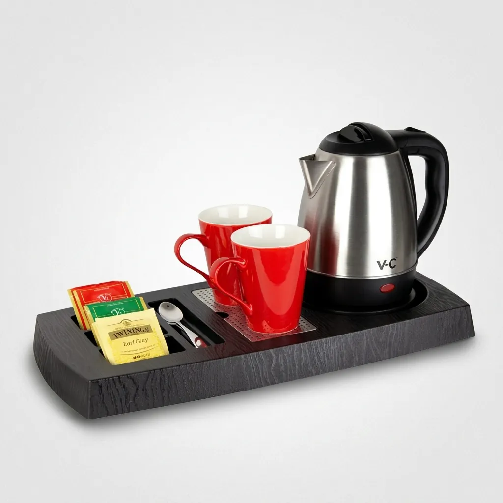Heat-Resistant ABS 3-in-1 Tray with Stainless Steel Drip Tray [1066] — WTR-1066 (image 7)