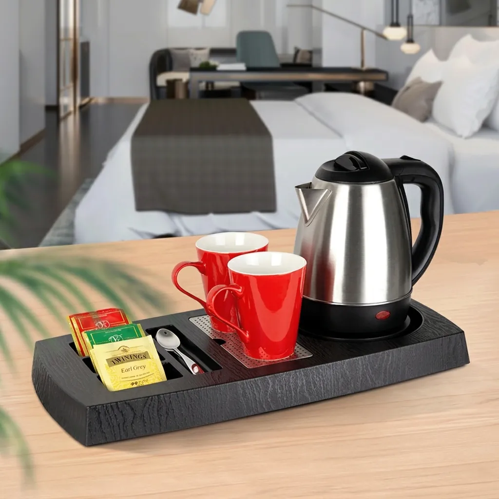 Heat-Resistant ABS 3-in-1 Tray with Stainless Steel Drip Tray [1066] — WTR-1066 (image 8)