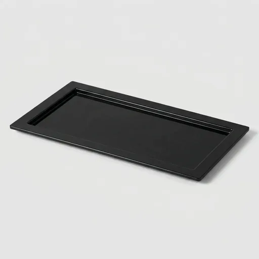 Melamine Service Tray for B Welcome Tray Set in Black — WTR-1082